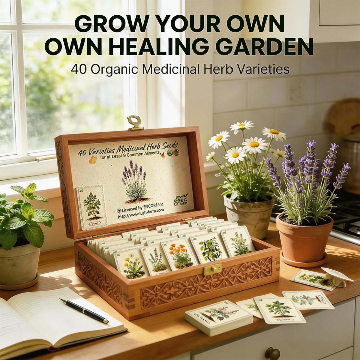 ✨Last Day 60% OFF🌱The Ancestral Apothecary Plantable Herbs Seed Cards
