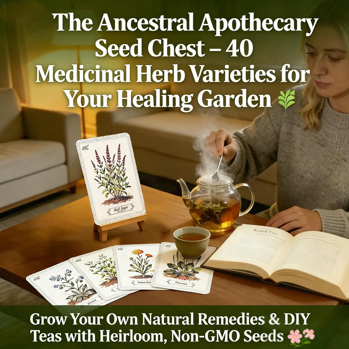 🎁New Arrivals 49% OFF Today🌱Plantable Seed Cards Set | Easy to Grow Year-Round