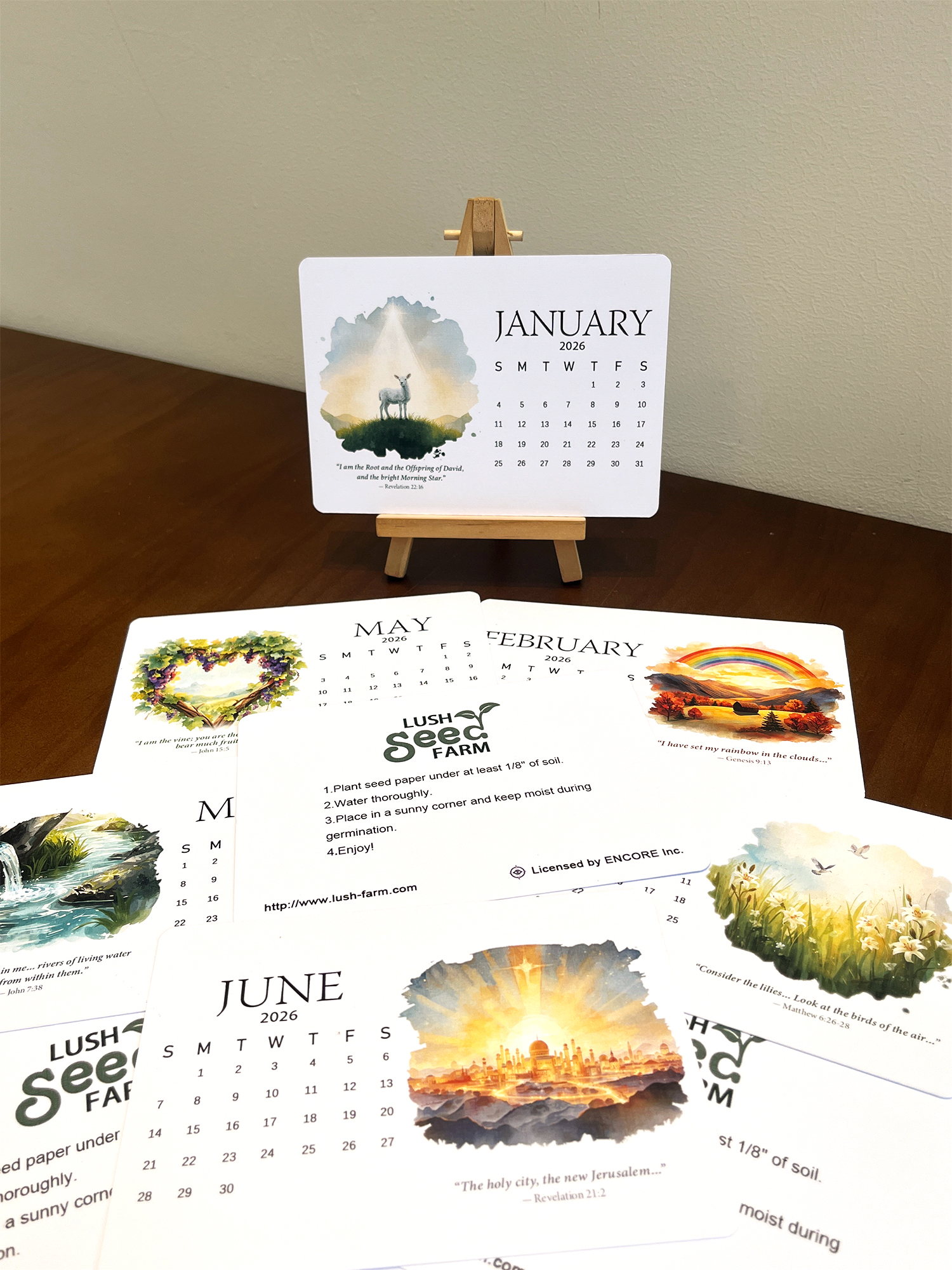 ✨Last Day 49% OFF ⏰ – 🌿Bible-Inspired Seed Calendar 2026 – Grow in Faith & Beauty 🌸