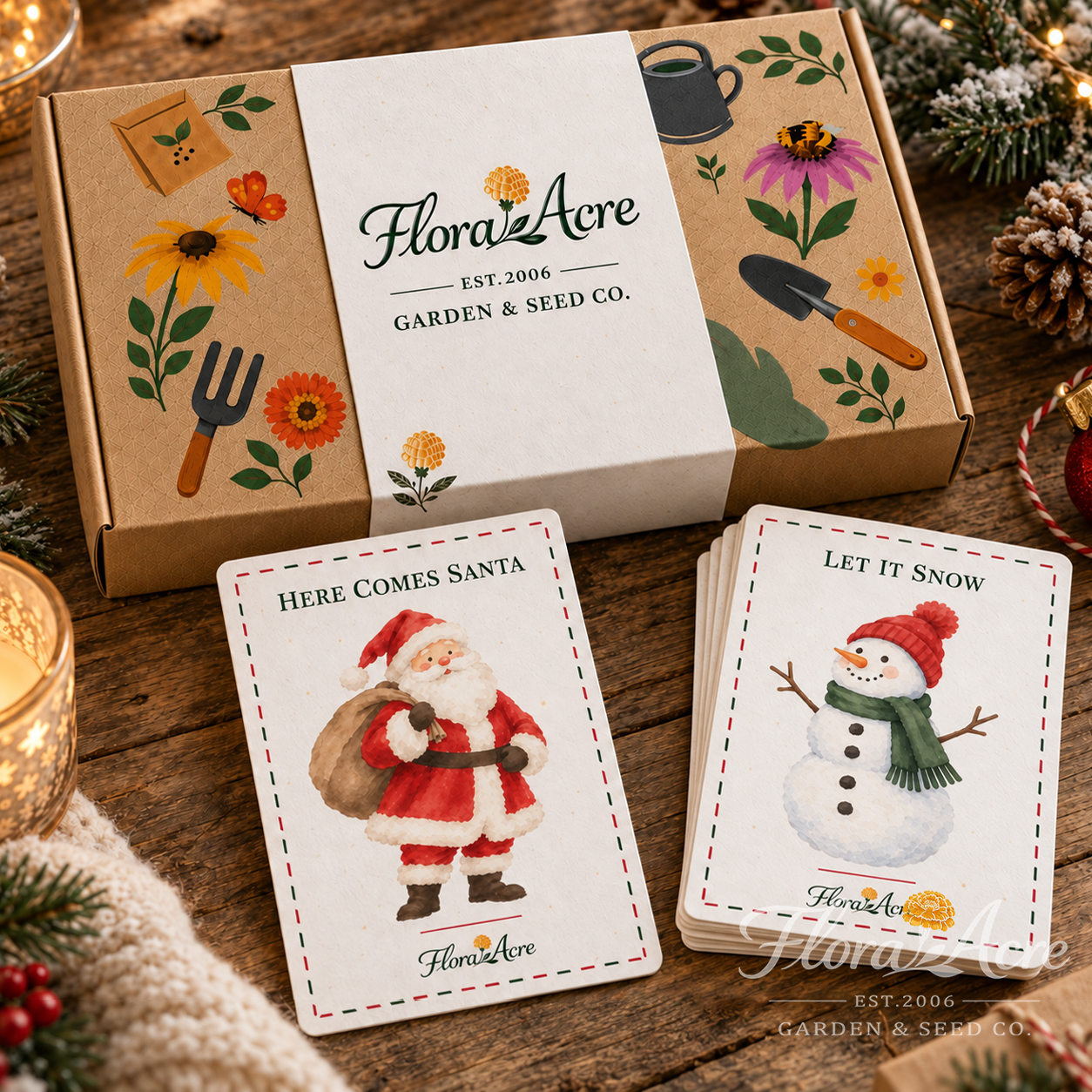 Flora Acre &mdash; 12 Plantable Seed Cards - Flora Acre