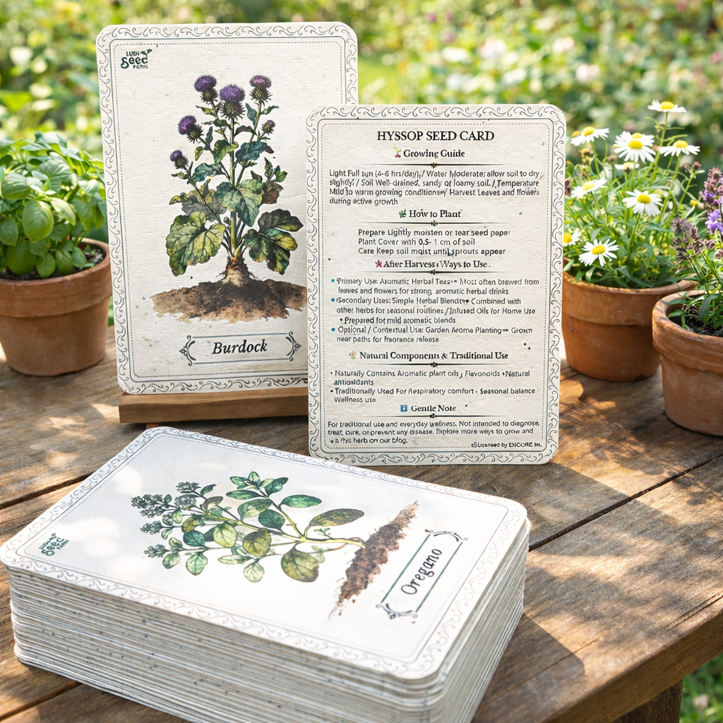 ✨New Arrivals 60% OFF🌱Plantable Herbal Seed Cards