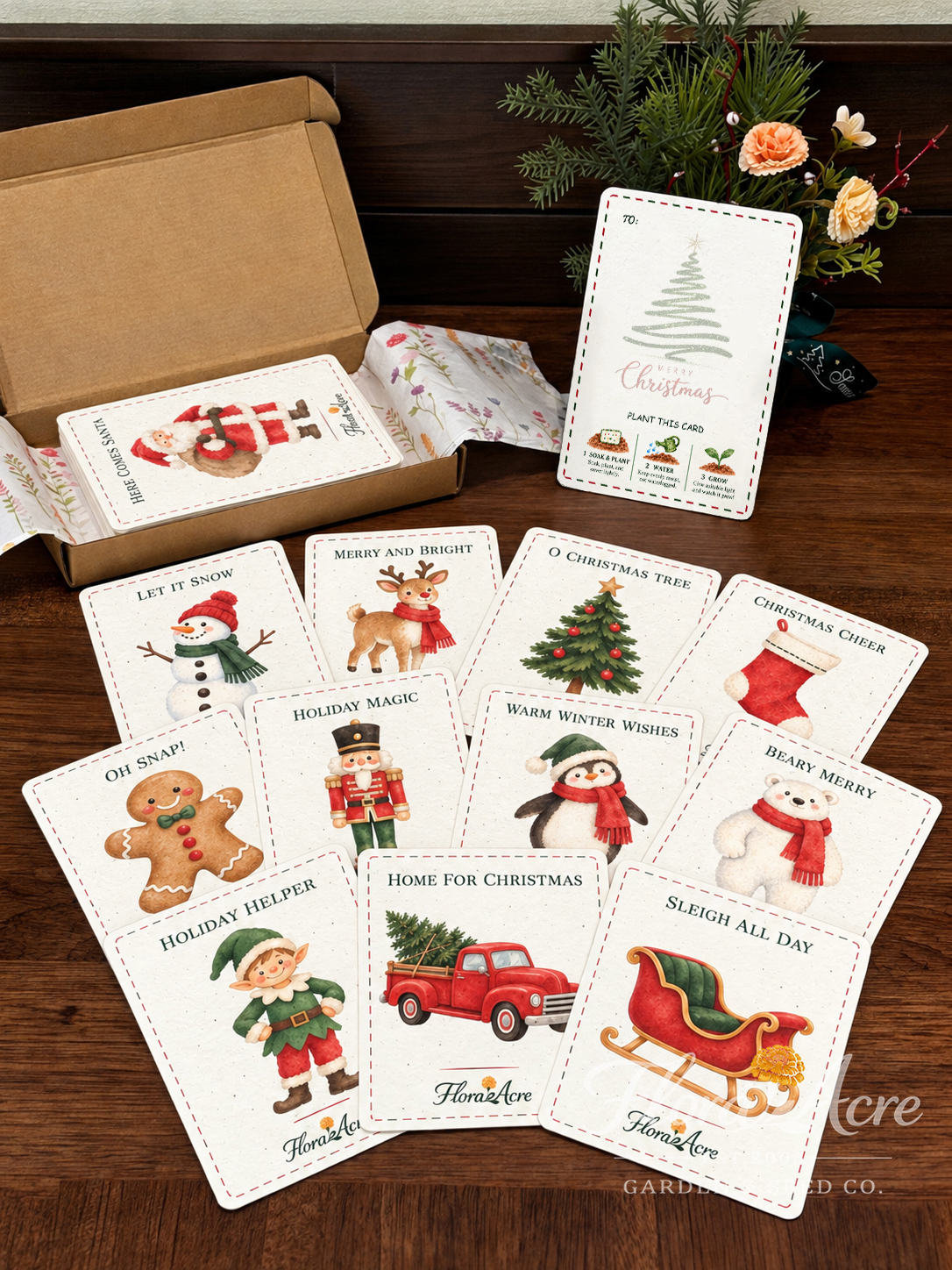 [Copy]✨Early Holiday Sale 45% OFF🌱Eco-Friendly  Plantable Christmas Cards
