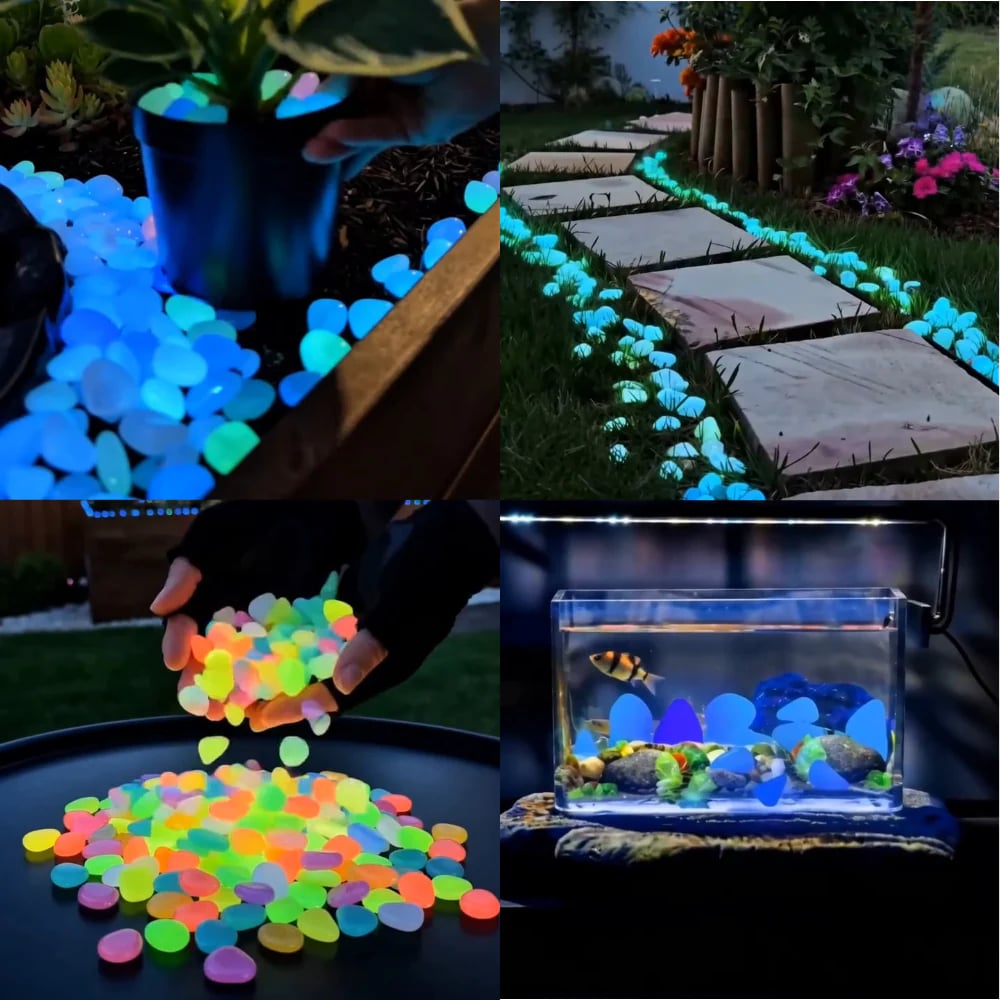 ✨Final Day Clearance 80% Off✨🌈Colorful Glow-in-the-Dark Garden Stones