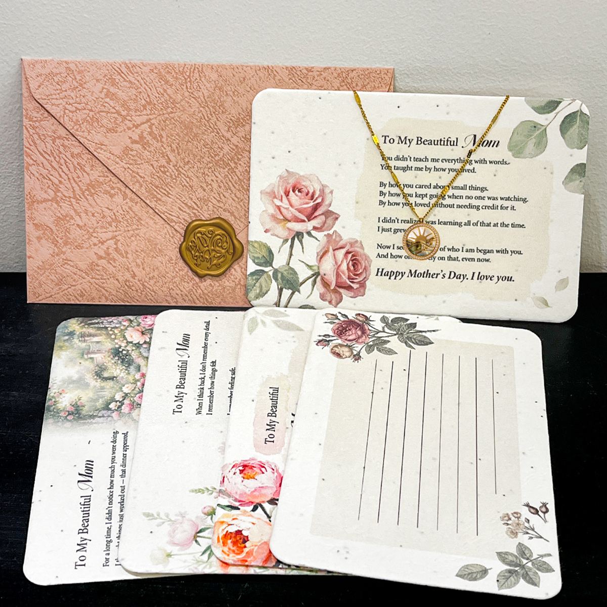 ✨Last Day 49% OFF ⏰ – The Plantable Letter Gift & Jewelry Set for Mom