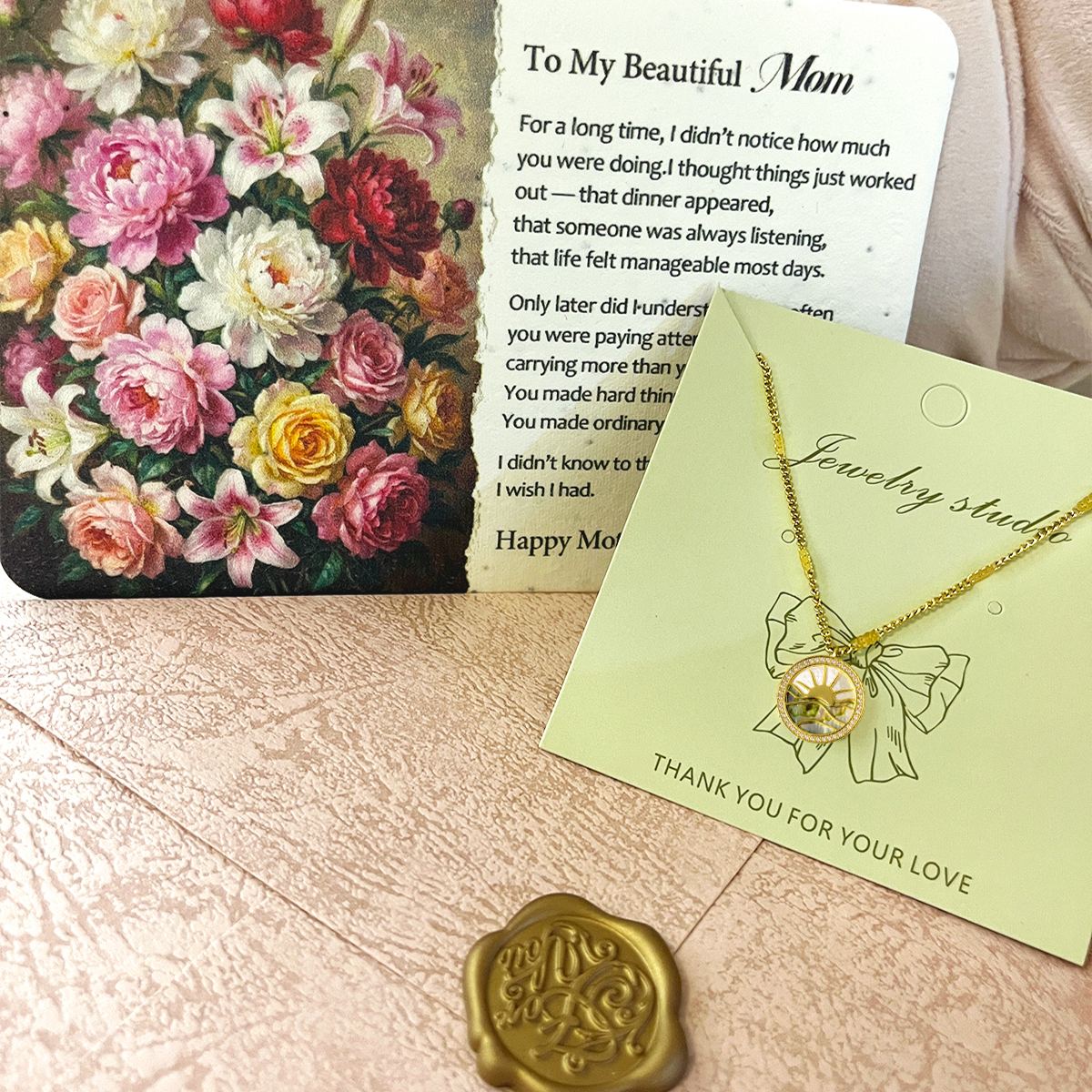 ✨Last Day 49% OFF ⏰ – The Plantable Letter Gift & Jewelry Set for Mom