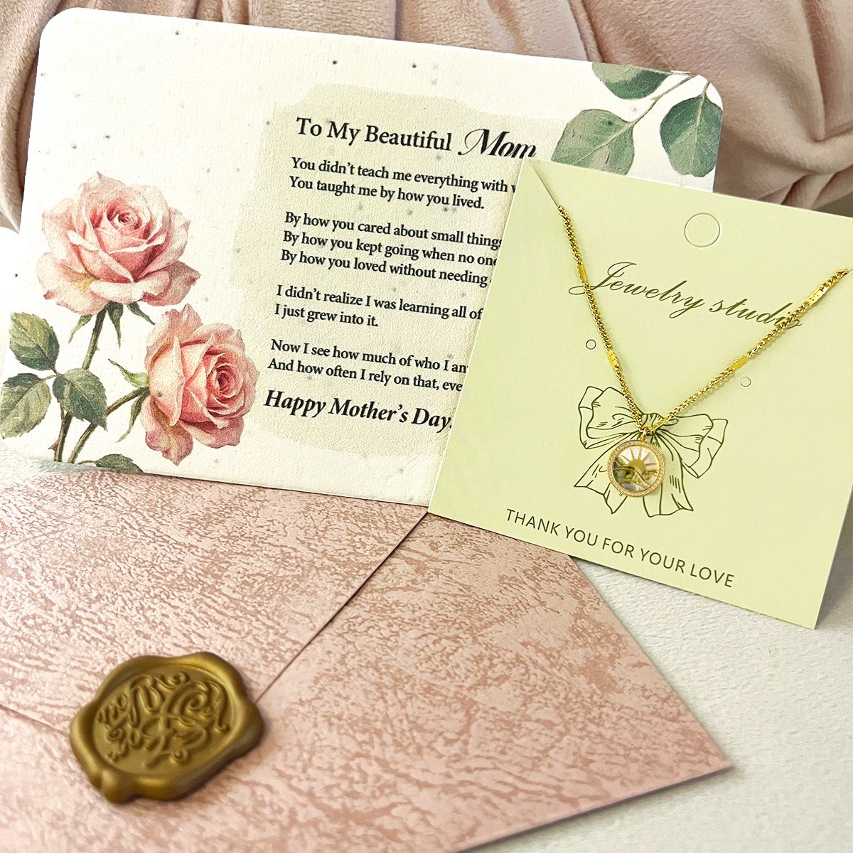 ✨Last Day 49% OFF ⏰ – The Plantable Letter Gift & Jewelry Set for Mom