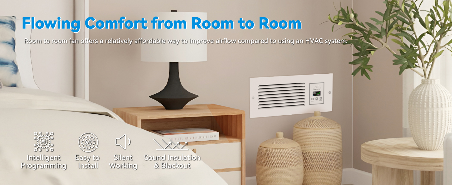 room to room air transfer fan