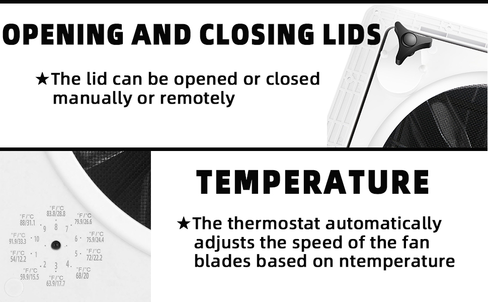 STARVENT VENT FAN WITH THERMOSTAT