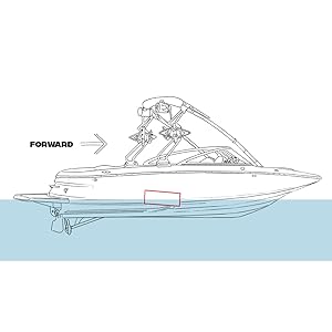 Forward position of wake shaper for a longer wave