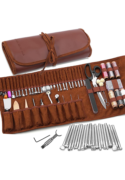 TLKKUE Leather Tooling Kit Leather Craft Tools