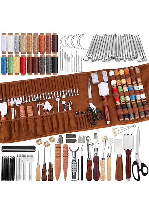 TLKKUE Leather Tooling Kit Leather Craft Tools