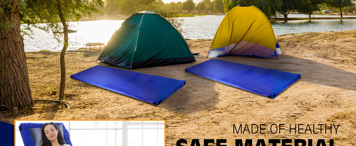 car camping mattress SUV Tesla truck van camper