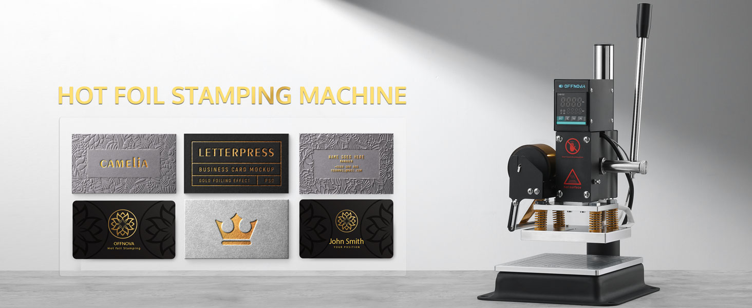 Hot foil stamp machine