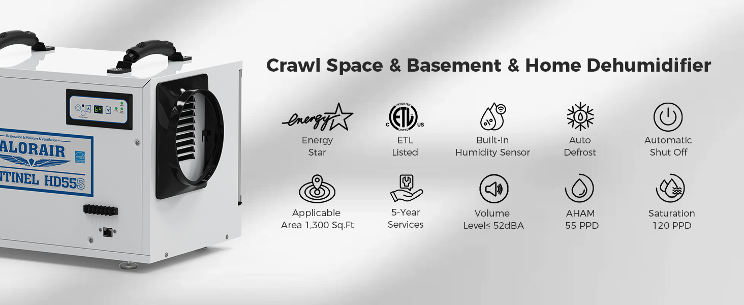 Crawl Space Dehumidifiers