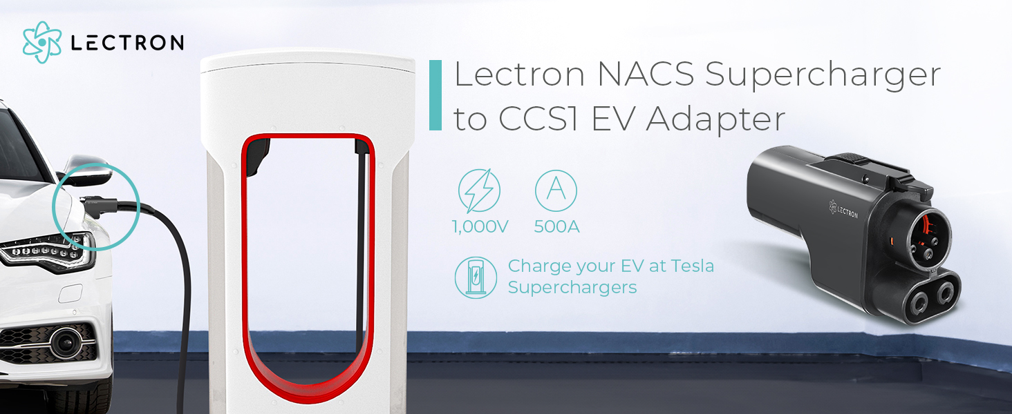 Lectron NACS Supercharger to CCS1 EV Adapter