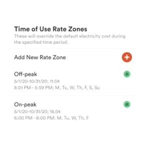 Time of Use Rate Zones