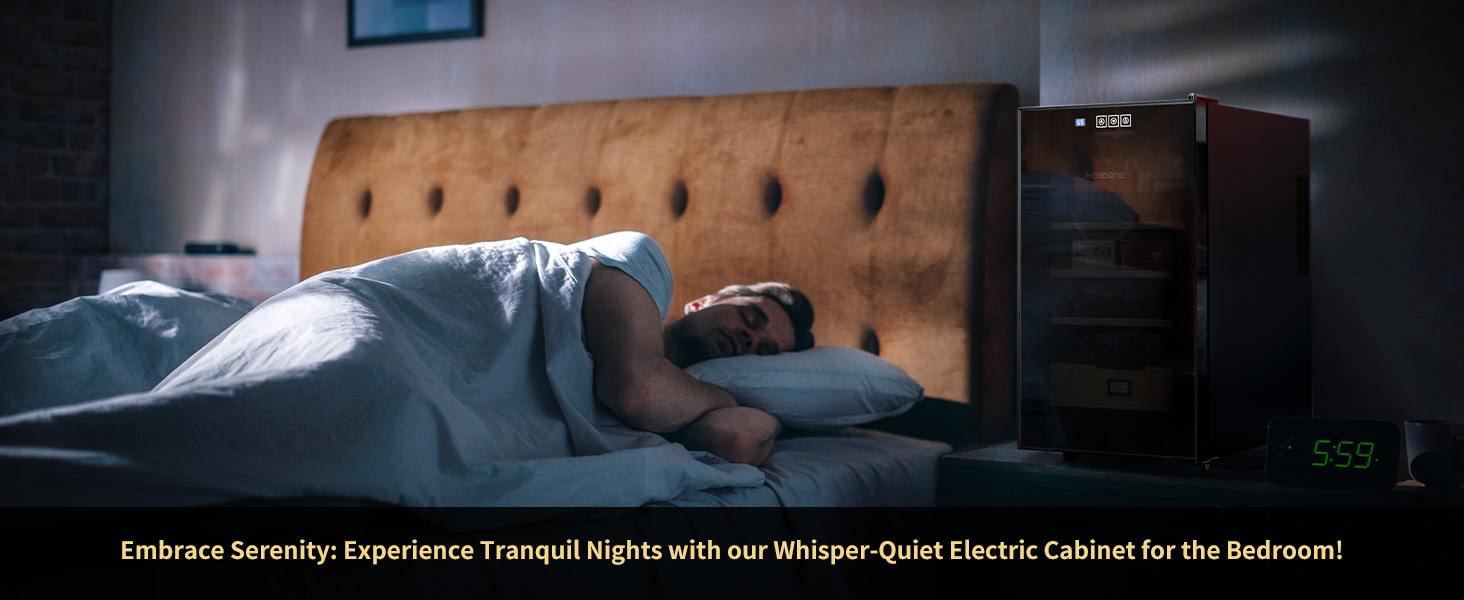 Experience Tranquil Nights with our Whisper-Quiet Electric Cabinet for the Bedroom!