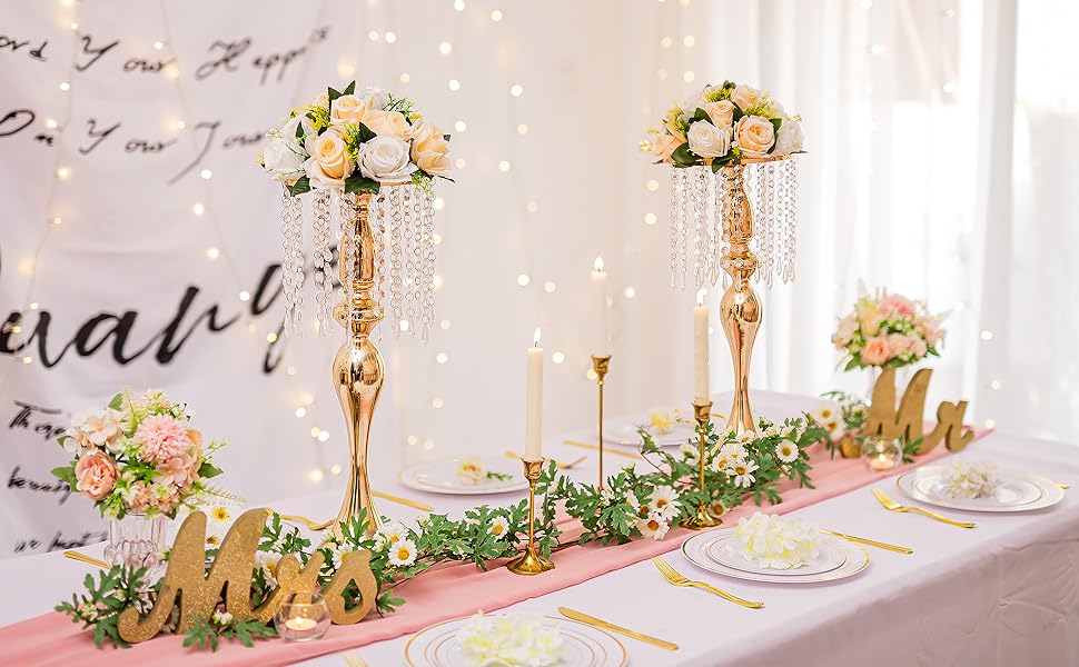 floral centerpiece stand