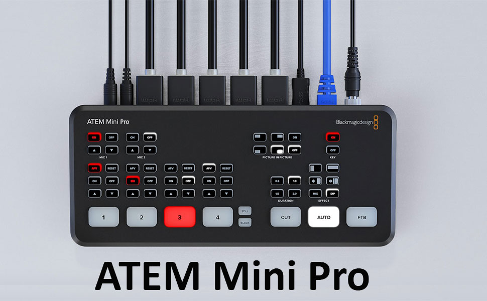 blackmagic design atem pro mini