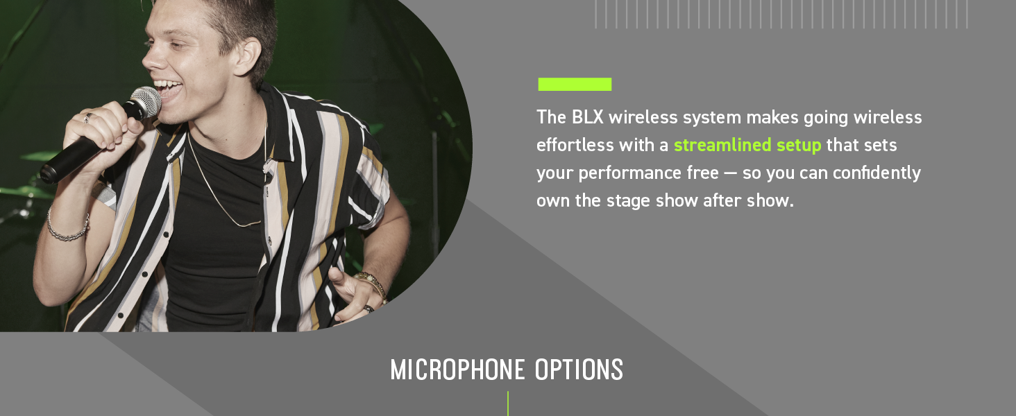 Shure BLX Wireless Microphone System 