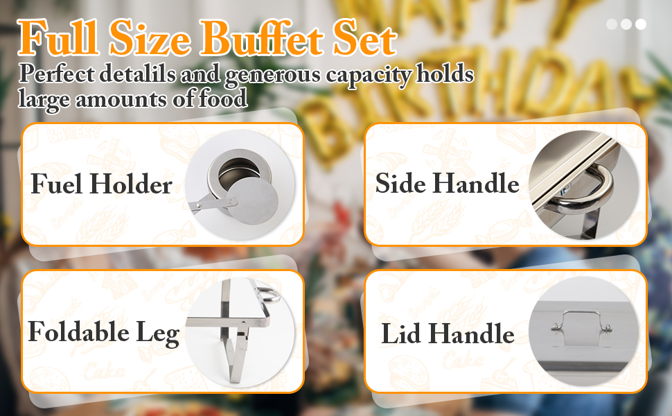 chafing dish set