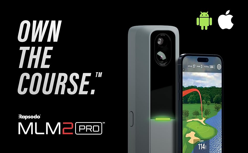 MLM2PRO, Golf launch monitor, golf simulator, golf swing trainer, Rapsodo golf launch monitor