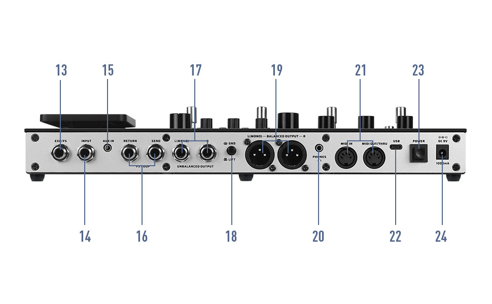 multi effects processor multi effects pedal