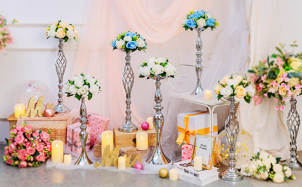 floral centerpiece stand