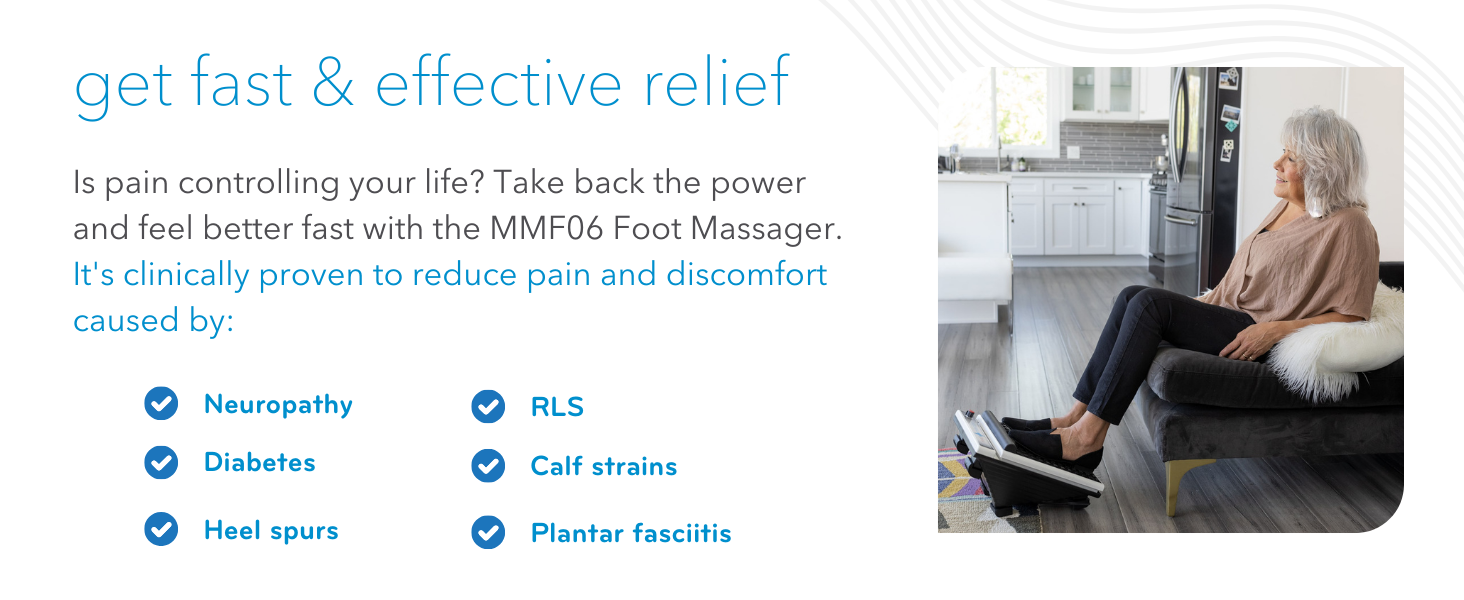 effective relief foot massager clinically proven reduce pain discomfort