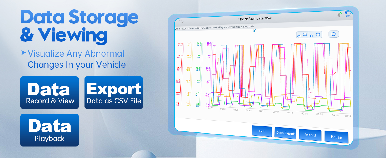 car computer diagnostic tool with live data