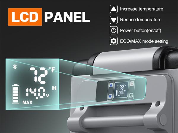 Product Introduction of EUHOMY 12 Volt Car Refrigerator, 48 Quart(45L) Car Fridge Electric Cooler APP Control,12V Refrigerator -4℉~68℉ with 12/24V DC & 110-240V AC, Portable Refrigerator for Camping, Travel, RV, Truck, Home 4