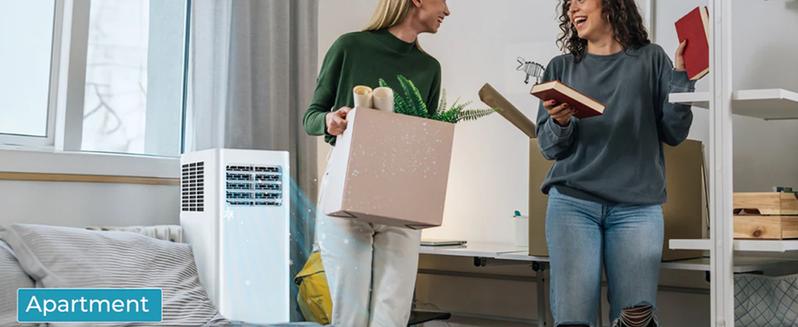 Product Introduction of EUHOMY Portable Air Conditioners 3 in 1 Portable Cooling AC with Dehumidifier, Fan, Sleep Modes 5