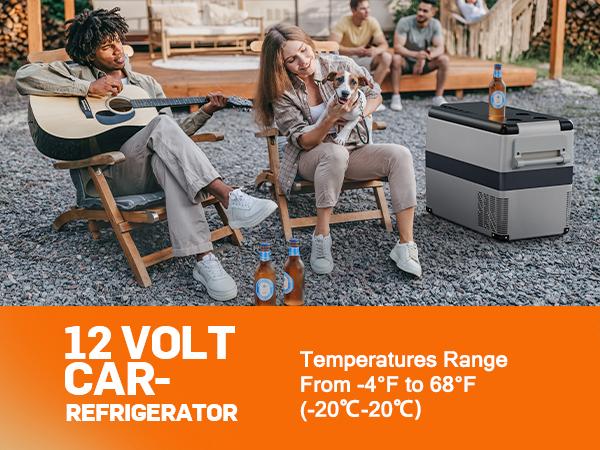 Product Introduction of EUHOMY 12 Volt Car Refrigerator, 48 Quart(45L) Car Fridge Electric Cooler APP Control,12V Refrigerator -4℉~68℉ with 12/24V DC & 110-240V AC, Portable Refrigerator for Camping, Travel, RV, Truck, Home 0