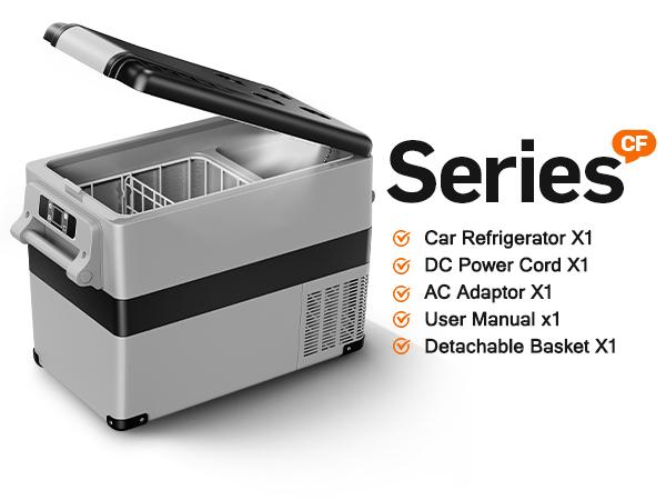 Product Introduction of EUHOMY 12 Volt Car Refrigerator, 48 Quart(45L) Car Fridge Electric Cooler APP Control,12V Refrigerator -4℉~68℉ with 12/24V DC & 110-240V AC, Portable Refrigerator for Camping, Travel, RV, Truck, Home 1