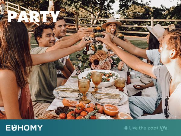 Product Introduction of EUHOMY 12V Refrigerator (24/37/53Quart /23L/35L/50L) supports 12V/24V DC & 110-240V AC. Portable with -4°F~68°F range, it features wheels, 2 baskets, and large cooling zone. Ideal for RVs, travel, Truck, Boat 16