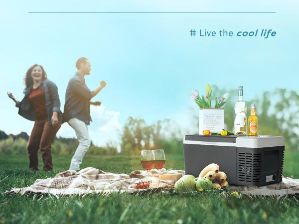 Product Introduction of EUHOMY 12 Volt Refrigerator,26QT(25L) Portable Refrigerator Freezer(-4℉~68℉),12V Car Fridge Cooler with 12/24V DC & 110-220V AC,Compressor Electric Cooler for Camping,RV,Travel,Truck,Boat,Home. 1