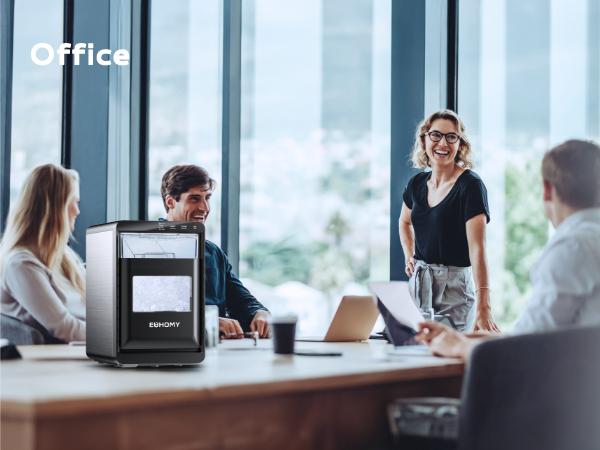 Product Introduction of EUHOMY Nugget Ice Maker Countertop, 35Lbs/24H&44Lbs/24H Pebble Ice Maker Machine, Self-Cleaning Pellet Ice Machine with Ice Scoop&basket, Sonic Countertop Ice Machine for Home/Kitchen/Office(Black) 13