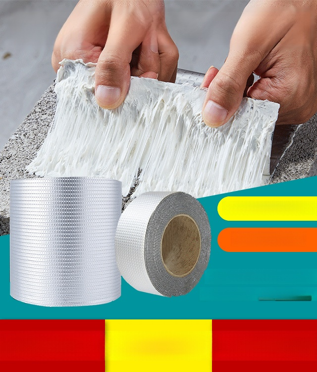 Strong waterproof leak-trapping tape