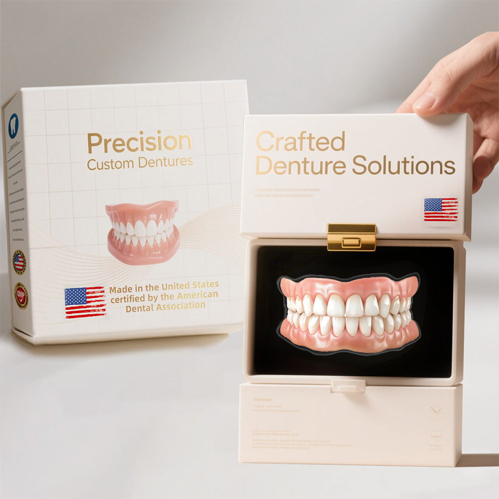 ✨[Brighten Your Smile] High-End Custom-Made Dentures-Wear for life, no replacement needed!✅ Instantly hides gaps, crooked, missing, stained, or yellow teeth — unleash your confident smile! 🦷