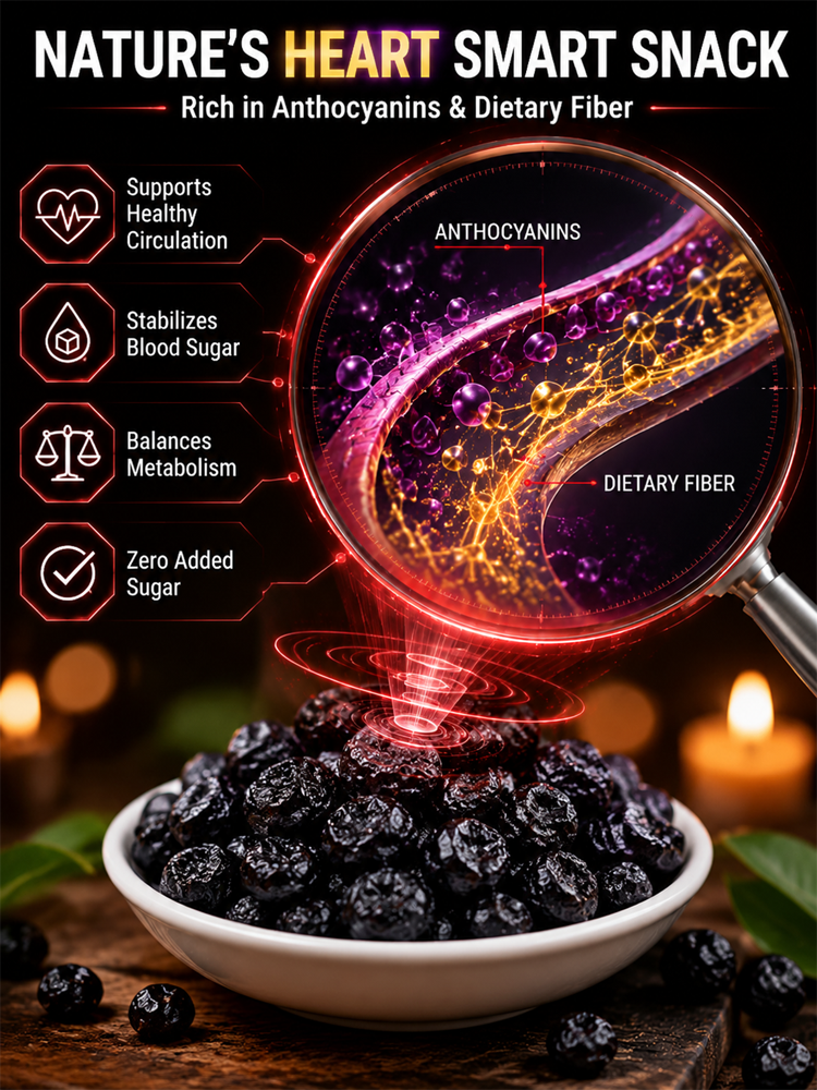 ✅Grown in extreme high altitudes, these premium blueberries boast sky-high levels of anthocyanins. 🎯100% sugar-free, they protect your eyes and fight aging with zero guilt! 🚀