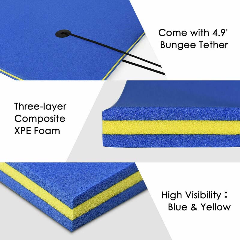 Eletriclife 9 x 6 feet 3 Layer Foam Water Pad