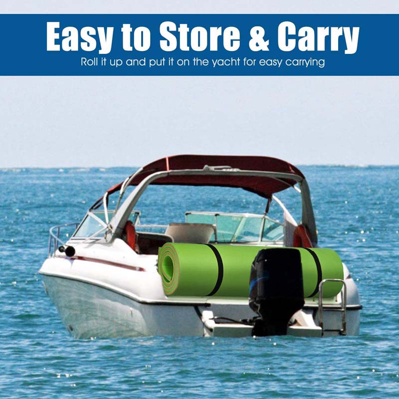 Eletriclife 12 x 6 Feet 3 Layer Floating Water Pad