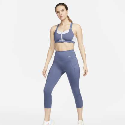 Go - Women's Firm-Support High-Waisted Cropped Leggings with Pockets