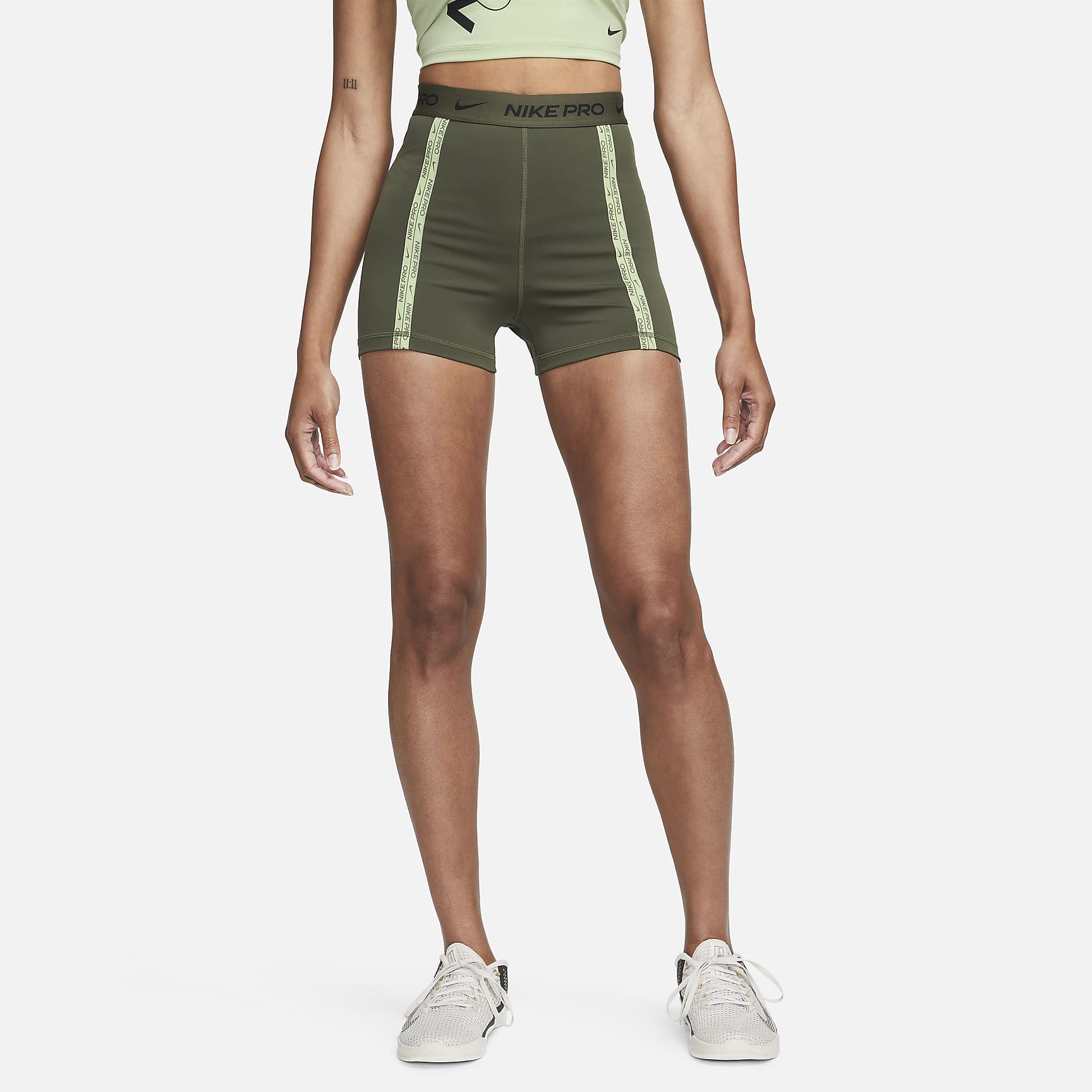 Pro Dri-FIT - Women's High-Waisted 3" Shorts