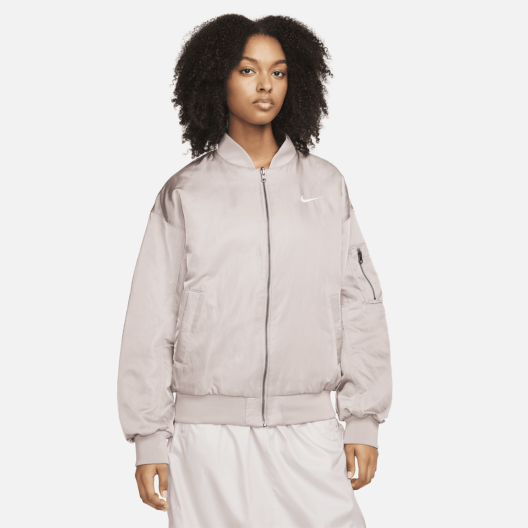 Sportswear - Women's Reversible Varsity Bomber Jacket