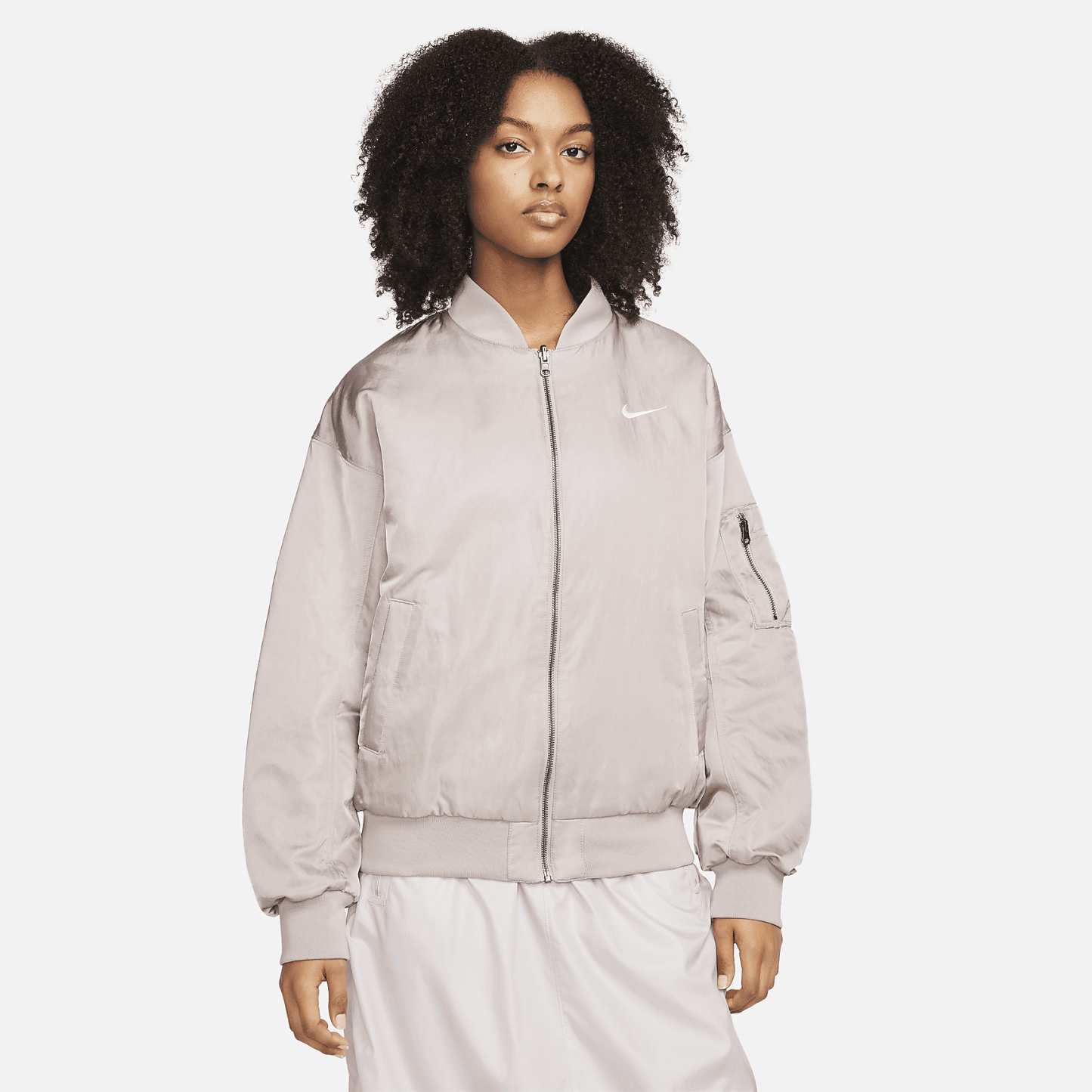 Sportswear - Women's Reversible Varsity Bomber Jacket