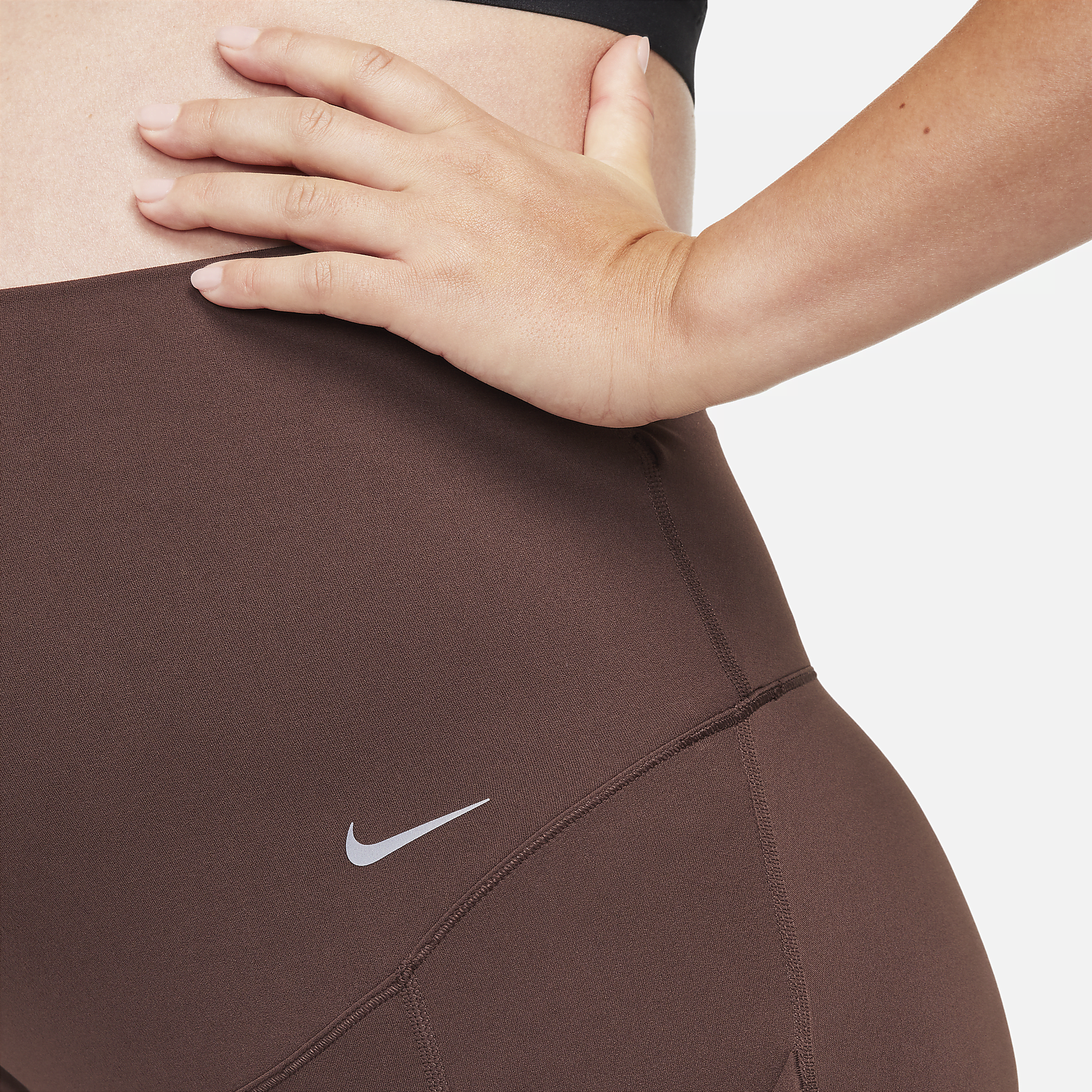 (M) - Women's Gentle-Support High-Waisted 8" Biker Shorts with Pockets (Maternity)