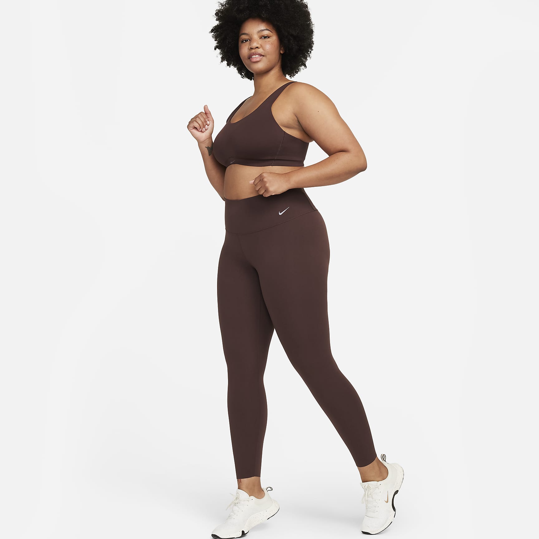 Zenvy - Women's Gentle-Support High-Waisted 7/8 Leggings