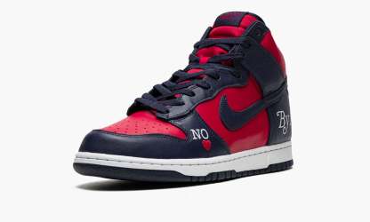 SB  High “Supreme – By Any Means – Navy/Red”