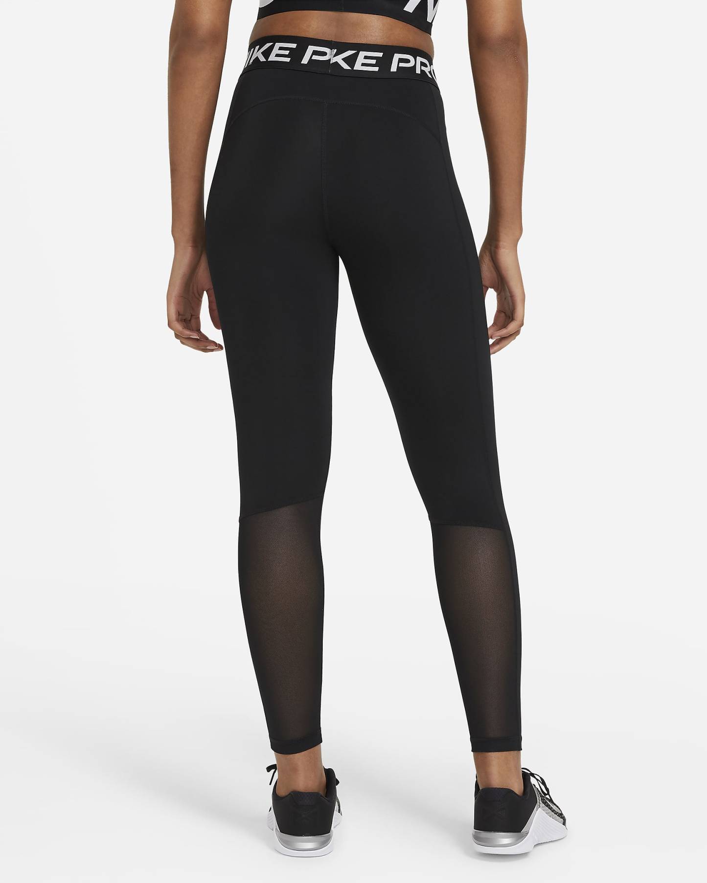 Women's Mid-Rise Mesh-Paneled Leggings